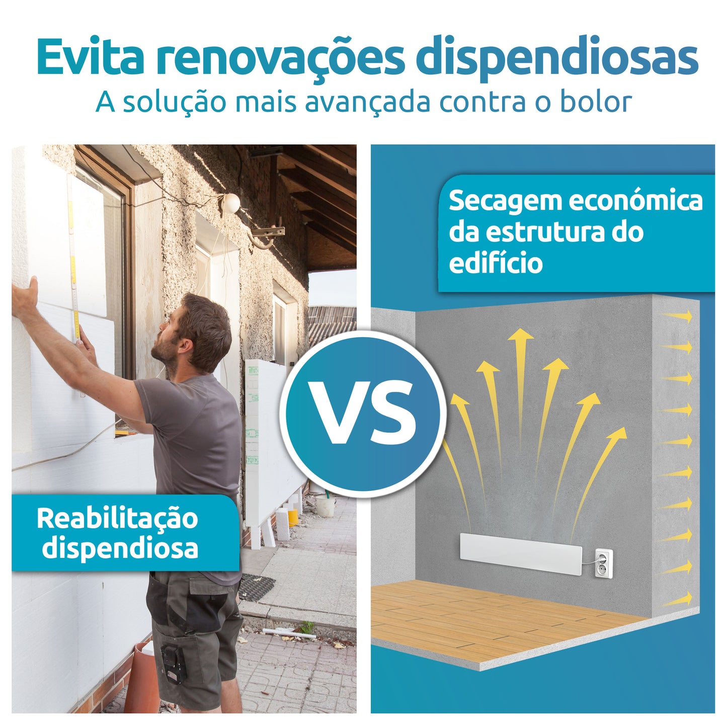 Livre de Bolor graças às paredes permanentemente secas.