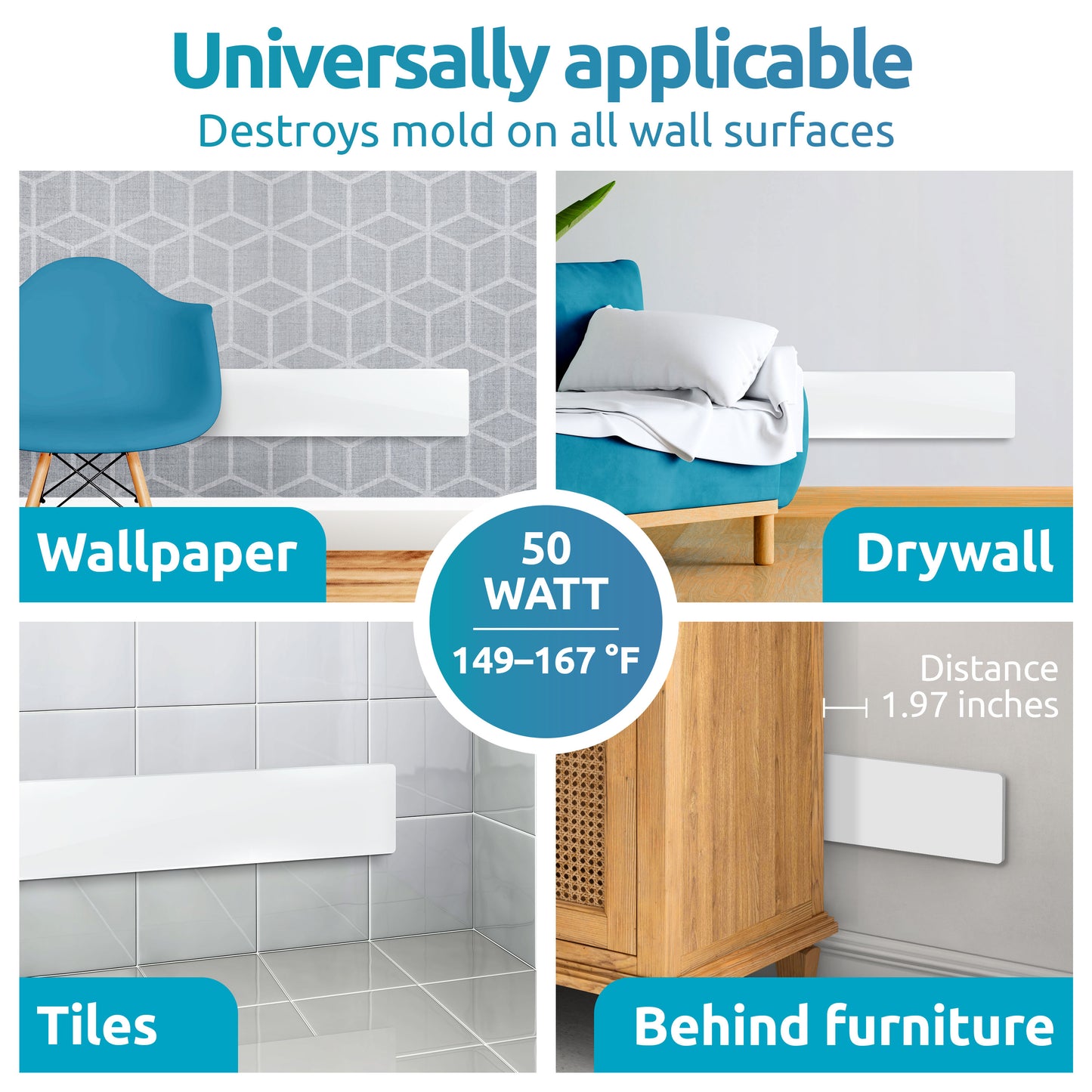 universally applicable mold remover