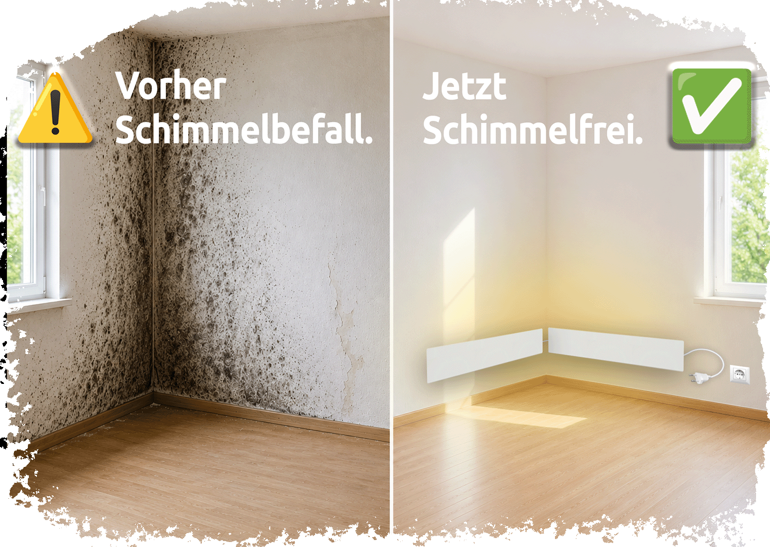 Vorher Nachher Schimmel-DRY