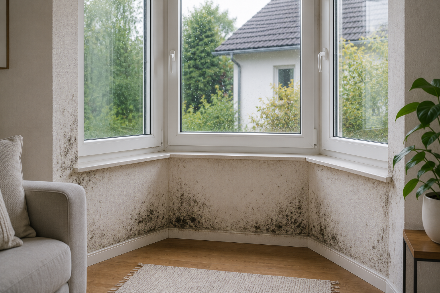 schimmelbefall am fester