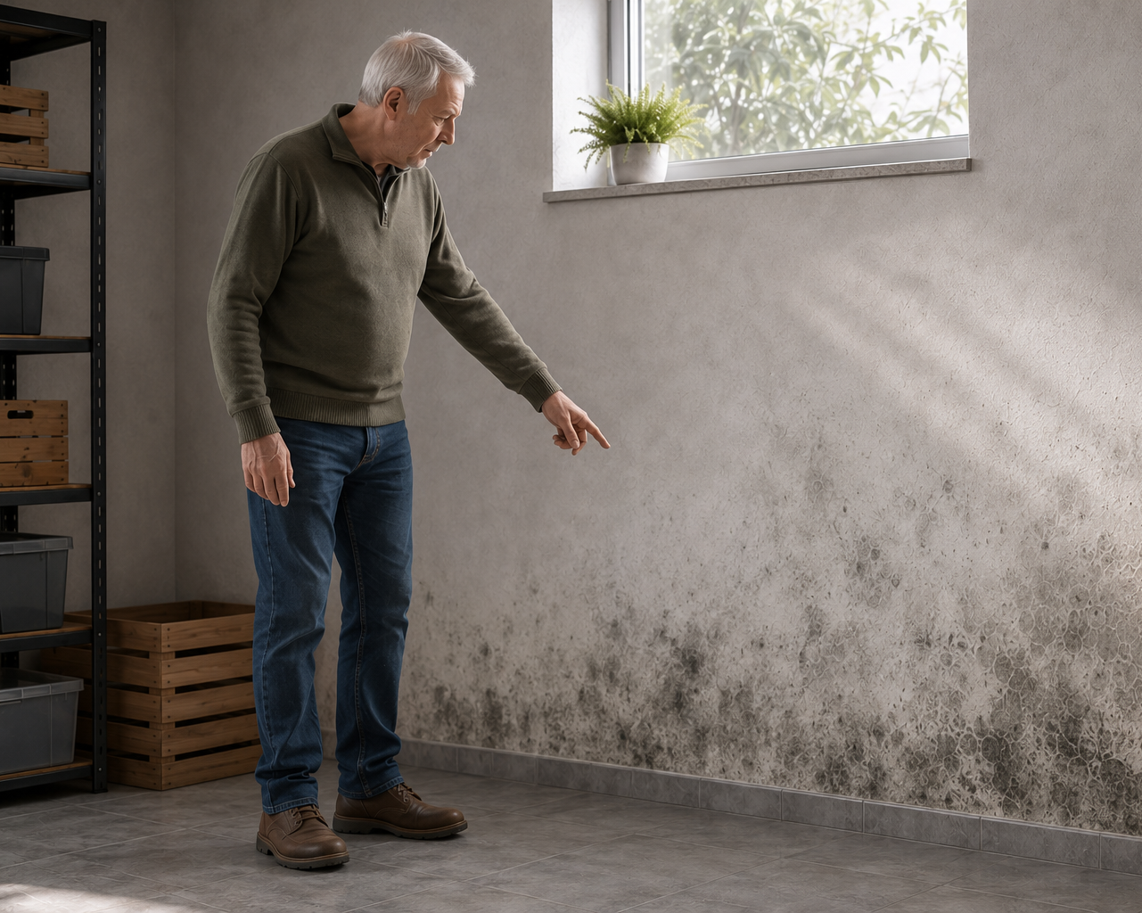opa entdeckt schimmel im keller